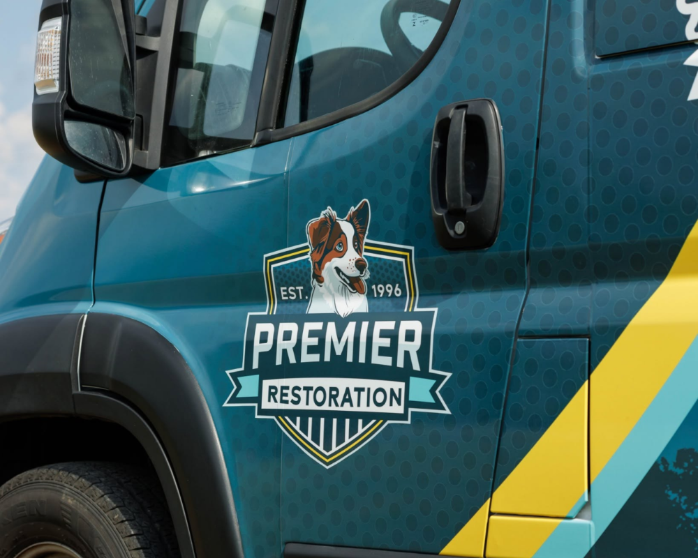 Premier Restoration emergency restoration vehicle